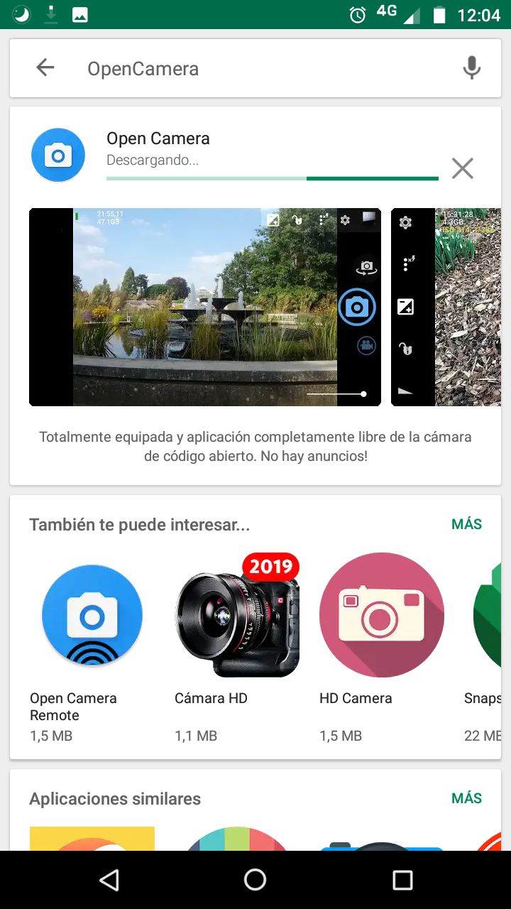 Espere hasta que termine de instalarse...