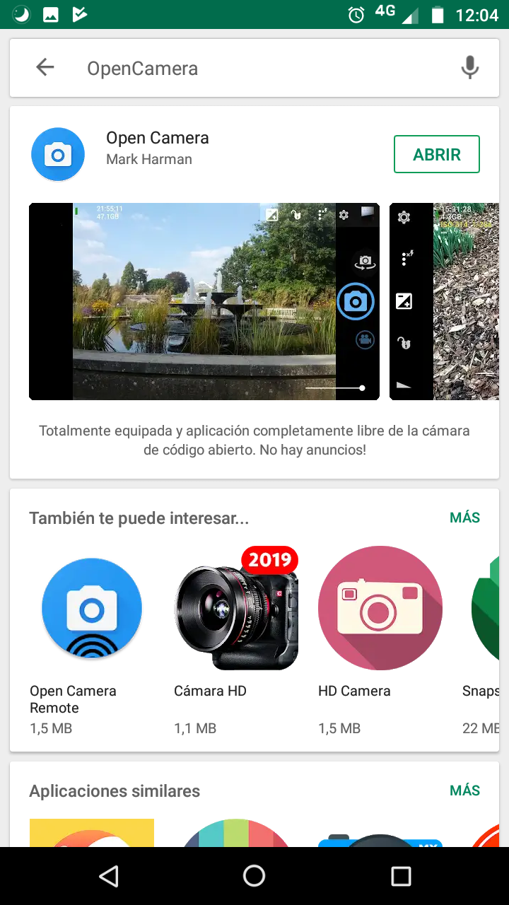 Una vez instalada la aplicación, abra la app de giros