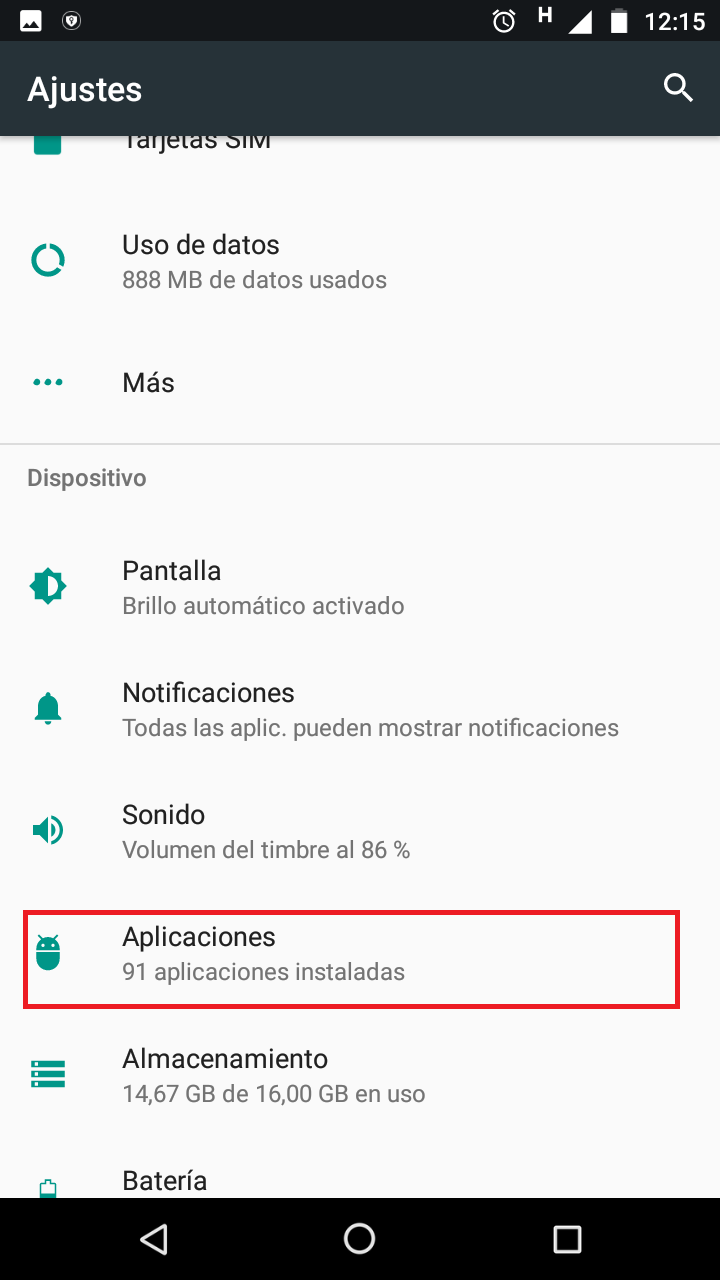 Ingrese en <b class="text-red">Aplicaciones</b>