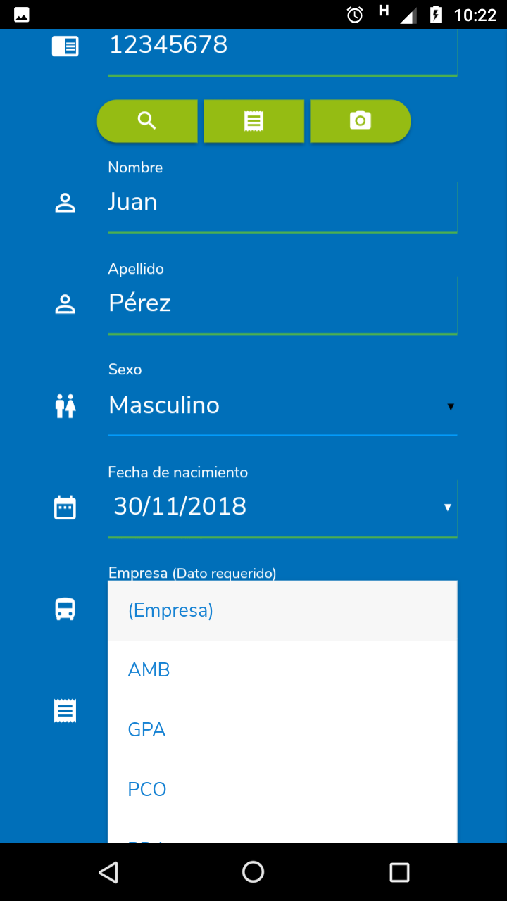 Seleccione la opción que corresponda