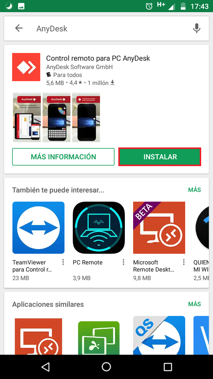 Haga click en "Guardar archivo"