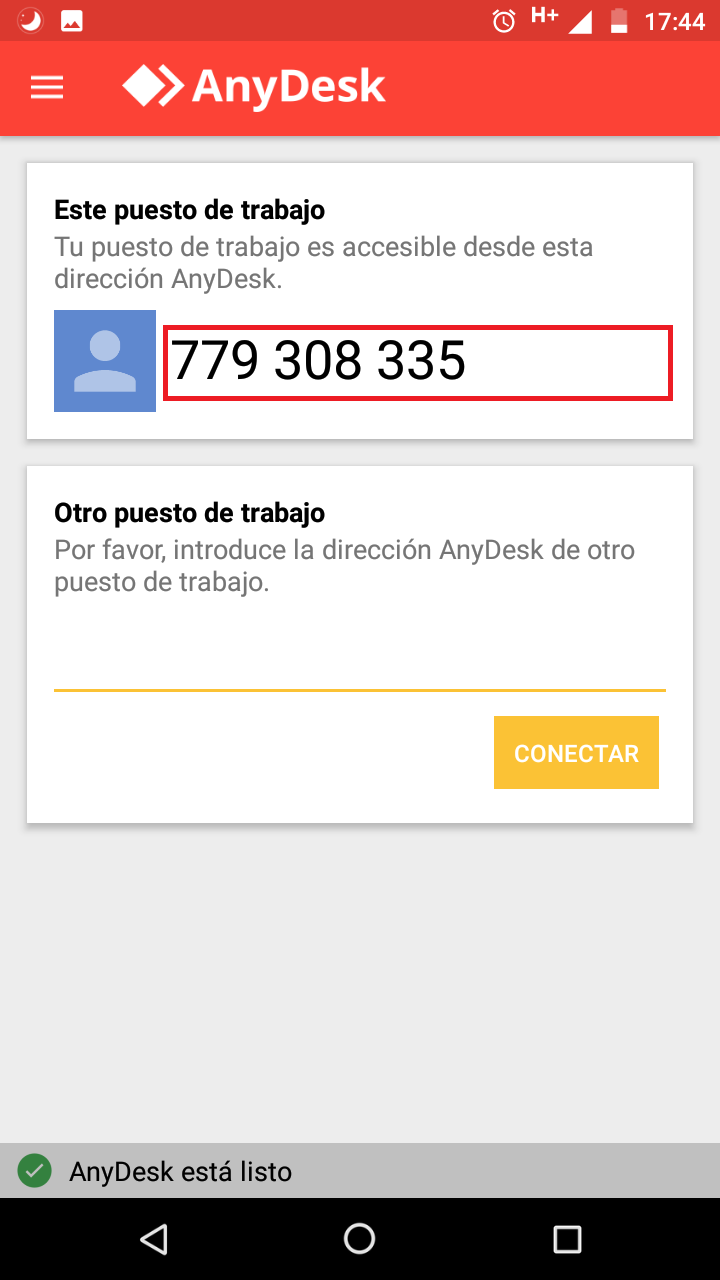 Haga click en "Guardar archivo"