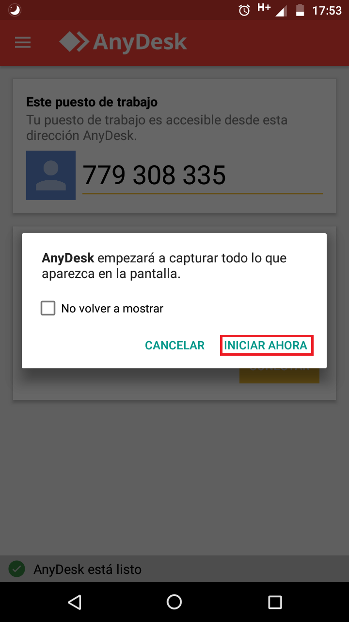 Haga click en "Guardar archivo"