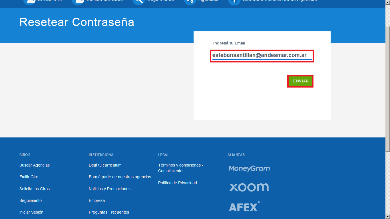 Revise su correo (puede demorar unos pocos minutos como mucho)